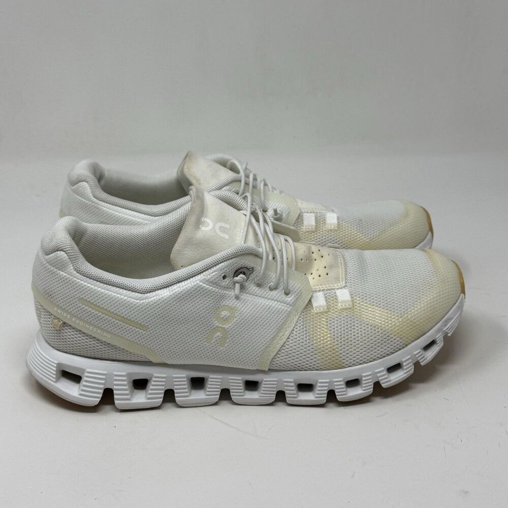 On Cloud 6 Running Shoes Womens 7.5 Pearl White Mesh Lightweight Sneakers